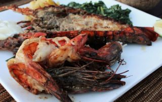 Manta Resort Tanzania Seafood Dinner