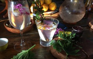 Craft cocktails made at Veld and Sea