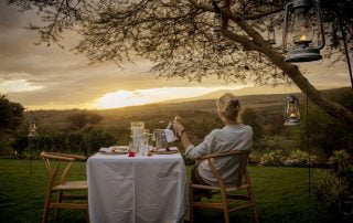 View from Acacia Farm Lodge with Albatros East Africa
