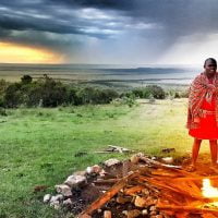 Campefire time at House in the Wild with Albatros East Africa