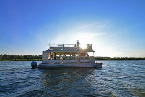 Alligator 16 pax boat at Murchison Falls NP