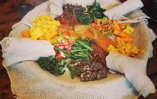 A vegan Ethiopian feast